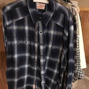 Men’s Lucky Brand Long Sleeve Button Up Size L!
